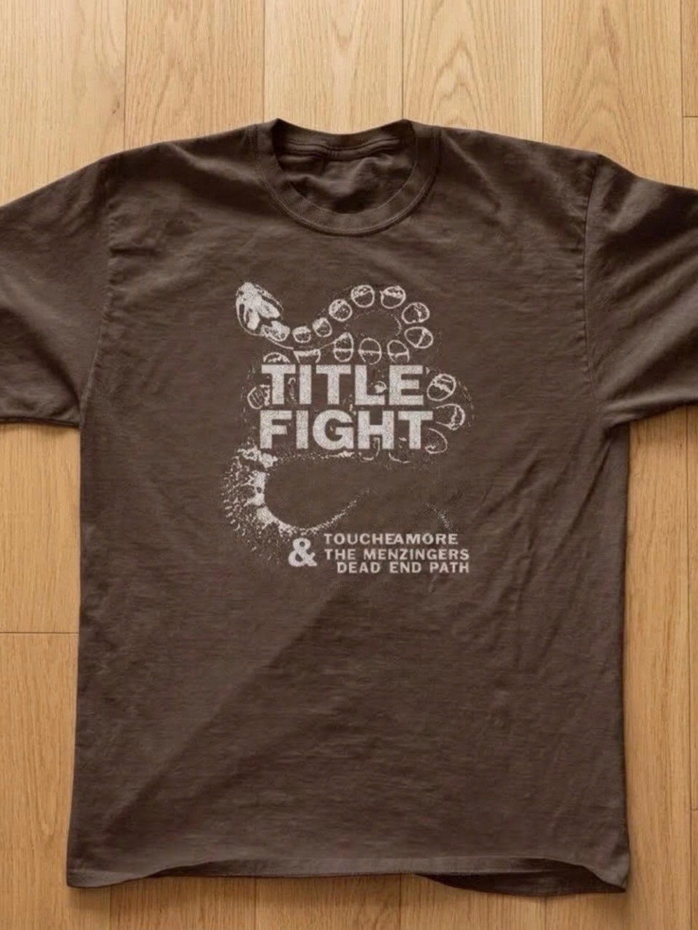 Title Fight Graphic Tee - Brown